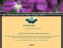 Tablet Screenshot of gardenbydesign.ca